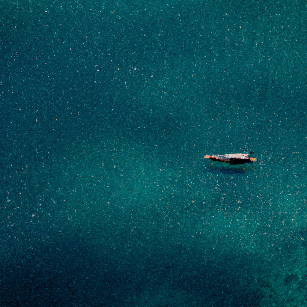 Lagon de Mayotte avec eau cristalline et ombre de bateau